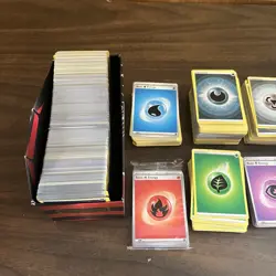 Pokemon Energy Cards Bulk Lot 1400 Basic Energy Cards NM - Image 4