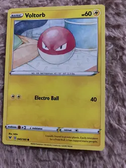 Pokemon Card 045/185 VOLTORB - COMMON - NM - Image 1