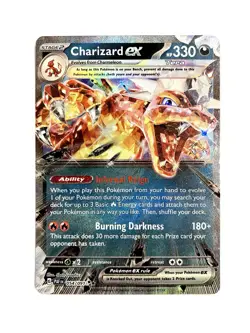 Charizard EX 54/91 Paldean Fates Double Rare Holo Pokemon TCG NM - Image 1