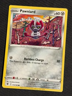 Pawniard 115/189 Astral Radiance Tomokazu Komiya Art non-holo Pokemon TCG - Image 1