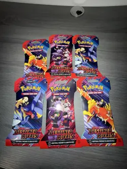 Pokemon TCG: Destined Rivals - Blister Pack - Sealed - Lot Of 6 - Image 1