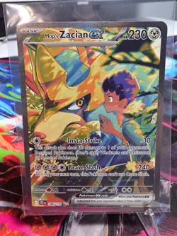 Pokemon Sv09 Journey Together | Hop's Zacian ex | 186/159 Holo | NM+++ - Image 1