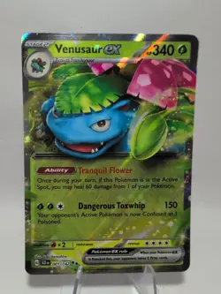 Venusaur ex 001/142 Double Rare Holo Stellar Crown Pokemon TCG - Image 1