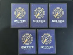 One Piece Op14 English Super Rare 5 Cards Lot - Image 2