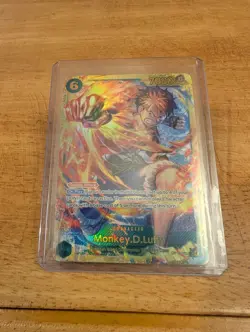 Monkey.D.Luffy OP13-118 Alt Art Foil Secret Rare Carrying on His Will - Image 1