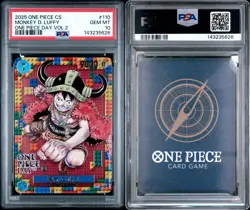 2025 One Piece Chinese Card Game Monkey D. Luffy PCC One Piece Day'25 PSA 10 - Image 1
