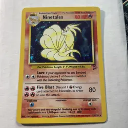 2000 Pokemon Classic - Base Set 2 Ninetales 13/130 LP Lightly Played Holo Rare - Image 1