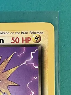 [LP+/NM] 2000 Pokemon Team Rocket Dark Jolteon 1st Edition #38/82 Uncommon - Image 2