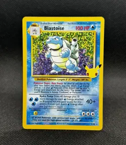 Pokemon TCG Blastoise 2/102 Celebrations Classic Collection Holo Rare Card - Image 2
