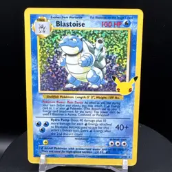 Pokemon TCG Blastoise Holo Rare Card Classic Collection 2/102 Celebrations - Image 1