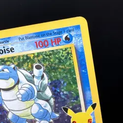Pokemon TCG Blastoise Holo Rare Card Classic Collection 2/102 Celebrations - Image 3
