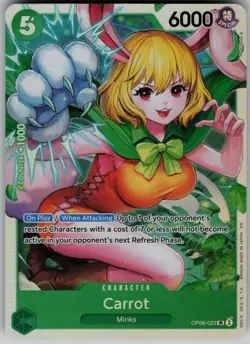 Carrot (023) OP08-023 SR Two Legends One Piece TCG - Image 1