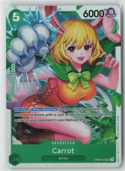 One Piece TCG Carrot SR OP08-023 Two Legends English - Image 1