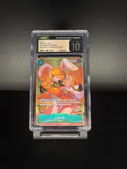 CARROT ALT ART OP08-023 TWO LEGENDS ONE PIECE TCG PRISTINE 10 - Image 1