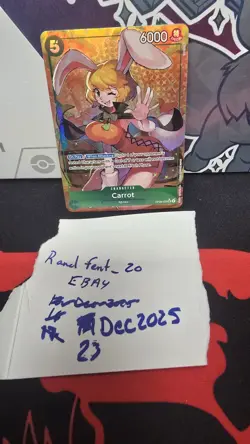 ONE PIECE TCG Carrot (Alt Art) Parallel OP08-023 SR Two Legends - Image 1