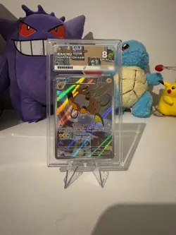 Pokemon TCG Ace 8 Raichu Holo Card 211/193 Paldea Evolved, English Edition - Image 1