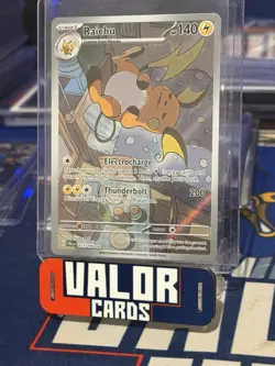 Pokemon TCG Raichu Card 211/193 Paldea Evolved Illustration Rare Full Art Holo - Image 2