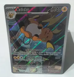 Pokemon TCG - Raichu - 211/193 Paldea Evolved - Illustration Rare Full Art Holo - Image 1