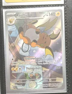 Raichu 211/193 Paldea Evolved Illustration Rare Full Art Holo Pokemon TCG NM/M - Image 1