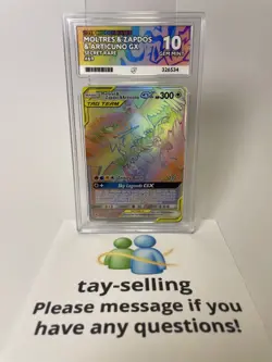 Pokemon TCG Moltres & Zapdos & Articuno GX 69/68 Hidden Fates | Ace 10 - Image 2