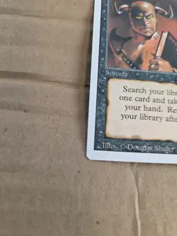 MTG Revised Demonic Tutor 1994 Original Magic Card Vintage Sorcery LP - Image 5