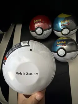 Pokemon TCG Pokeballs SEALED LOT of 4 Sealed Tins ✨ 3x B25 1x H24 - Image 2