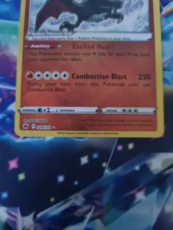Pokemon TCG Radiant Charizard CRZ 020/159 Crown Zenith Radiant Rare Holo NM - Image 2