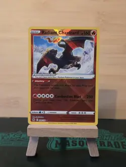 Pokemon TCG Radiant Charizard Crown Zenith Holo Card 020/159 Rare NM Condition - Image 2