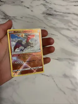 Pokemon TCG Radiant Charizard 020/159 Holo Ultra Rare Crown Zenith 2023 NM! - Image 2