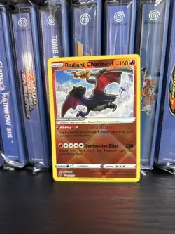 Pokemon TCG Radiant Charizard Holo Rare Card 020/159 Crown Zenith - Image 1
