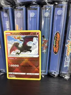 Pokemon TCG Radiant Charizard Holo Rare Card 020/159 Crown Zenith - Image 5