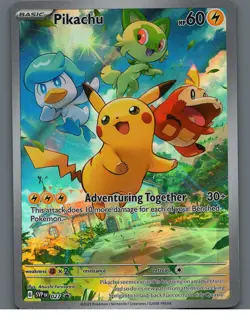 Pikachu 027 SV: Scarlet & Violet Promo Cards NM - Image 1