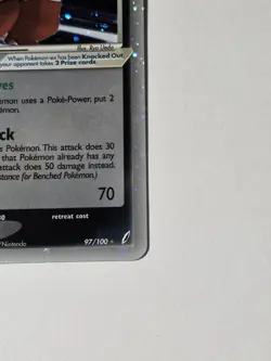 Pokemon TCG Shiftry EX Crystal Guardians Holo Card 97/100 Partial Swirl - Image 2