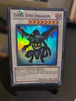 Yu-Gi-Oh Dark End Dragon RYMP Unlimited LP Super Rare Card - Image 1