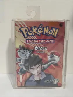 Sealed Pokemon Card Gym Heroes, Brock Theme Deck WOTC 1999-2000, With Hang Tab - Image 1