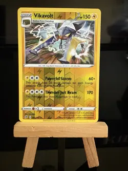 VIKAVOLT - 66/192 Rebel Clash -NM - Reverse Holo Rare - Pokemon TCG Card - Image 1