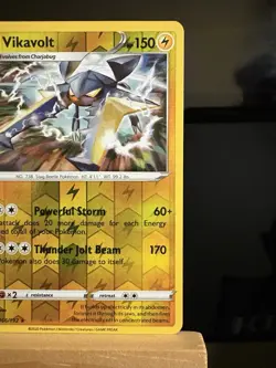 VIKAVOLT - 66/192 Rebel Clash -NM - Reverse Holo Rare - Pokemon TCG Card - Image 3