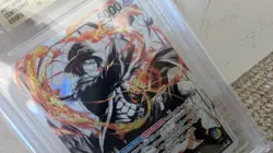 One Piece Portgas D Ace BGS 10 Beckett Leader The Three Brothers TCG Holo Card - Image 2