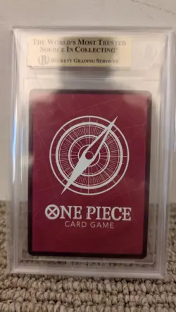 One Piece Portgas D Ace BGS 10 Beckett Leader The Three Brothers TCG Holo Card - Image 3
