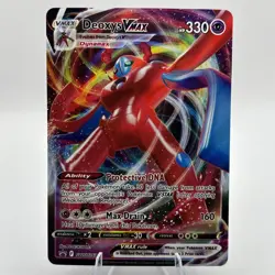 Deoxys VMAX SWSH267 Sword & Shield Black Star Promo Holo Pokemon Card NM - Image 1