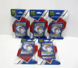 Pokemon Mystery Blister Packs 24 Cards Plus 1 Foil New Sealed 2021 Lot of 5 - Image 1