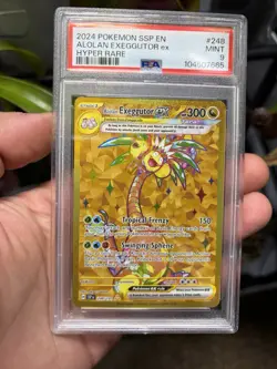 Alolan Exeggutor EX Holo/Gold Card 248/191SV08 Surging Sparks - Image 1