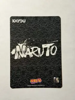 Sasuke Uchiha NARUTO NRSA01-SP-002L5 Naruto Kayou Card - ENGLISH - Heaven Scroll - Image 2