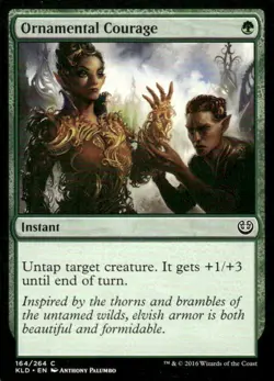Ornamental Courage 164/264 Kaladesh MTG Magic the Gathering card - Image 1