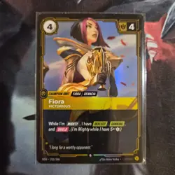 Riftbound Fiora Card Origins OGN 232/298 League Of Legends English - Image 1