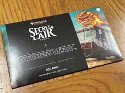 MTG Secret Lair X PlayStation Twisted Metal Sol Ring - Rainbow Foil - Sealed - Image 1