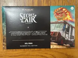 MTG Secret Lair X PlayStation Twisted Metal Sol Ring - Rainbow Foil - Sealed - Image 2