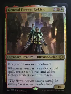 General Ferrous Rokiric NM FOIL Modern Horizons 2 MTG FREE SHIPPING - Image 1