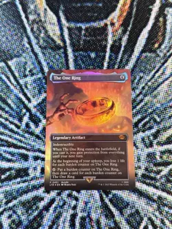 The One Ring (Borderless) MTG Lord of the Rings FOIL - NM - Image 1