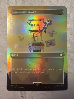 Command Tower Borderless Fallout Foil MTG - LP English - Image 1